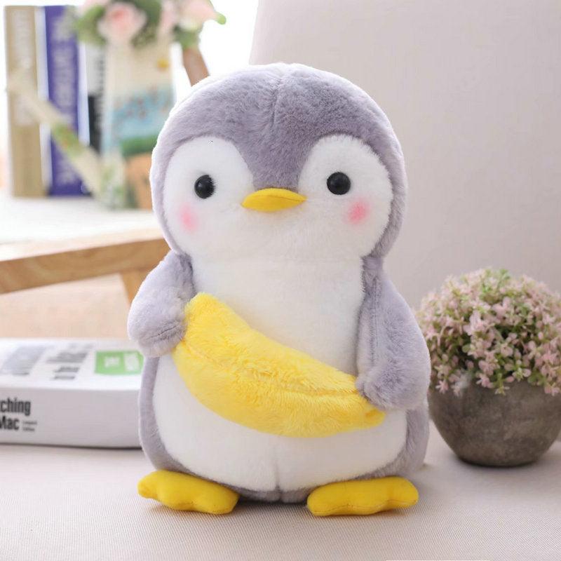 Big Soft Penguin Plushie Toys banana Stuffed Animals - Plushie Depot