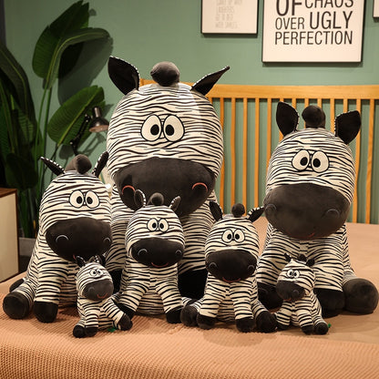 Silly Zebra Plushies Stuffed Animals Plushie Depot