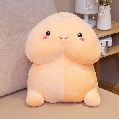 Funny and Adorable Penis Plush Toys, Great for Gag Gifts pink smile Stuffed Toys Plushie Depot