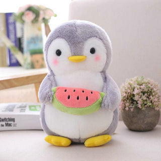 Big Soft Penguin Plushie Toys watermelon Stuffed Animals - Plushie Depot