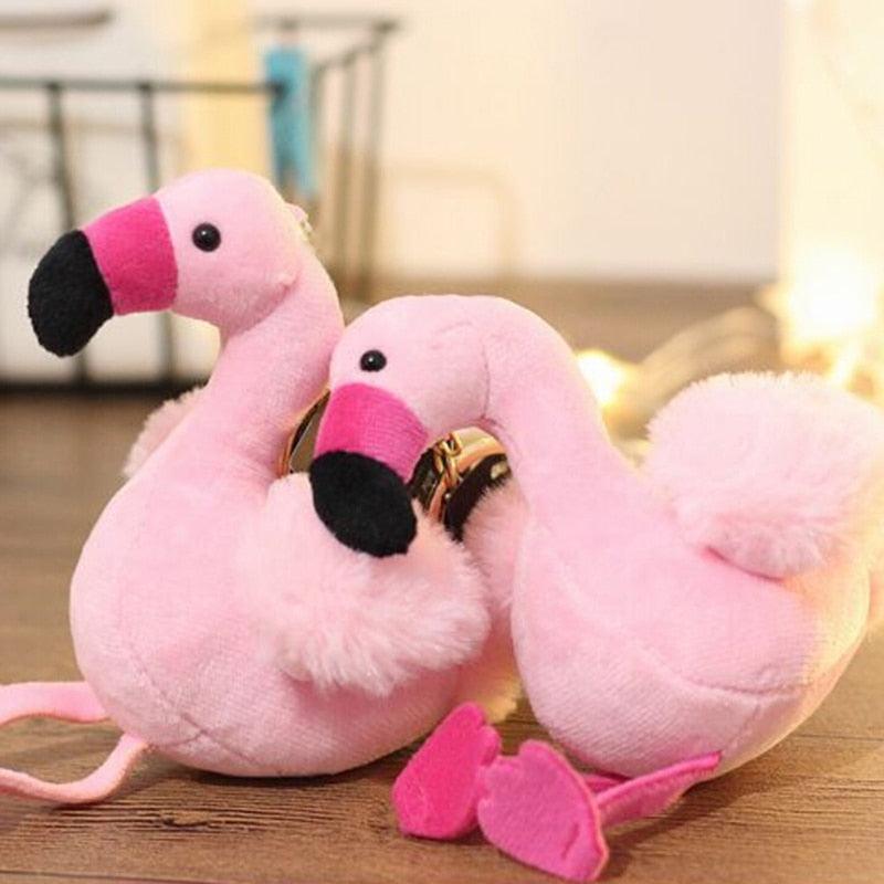 Cute Flamingo Plush Toy Keychain Keychains Plushie Depot