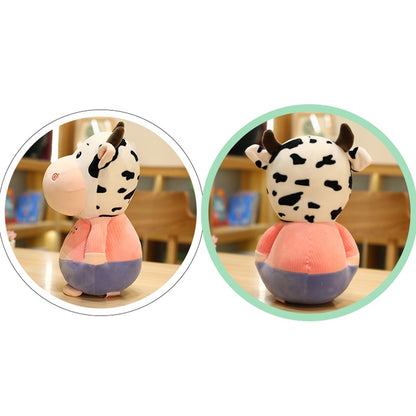 The Happy Smiling Cow Plushie Stuffed Animals - Plushie Depot