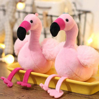 Cute Flamingo Plush Toy Keychain Plushie Depot