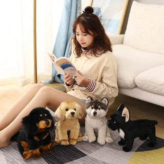Super Cute Realistic Puppy Plush Toys - Plushie Depot