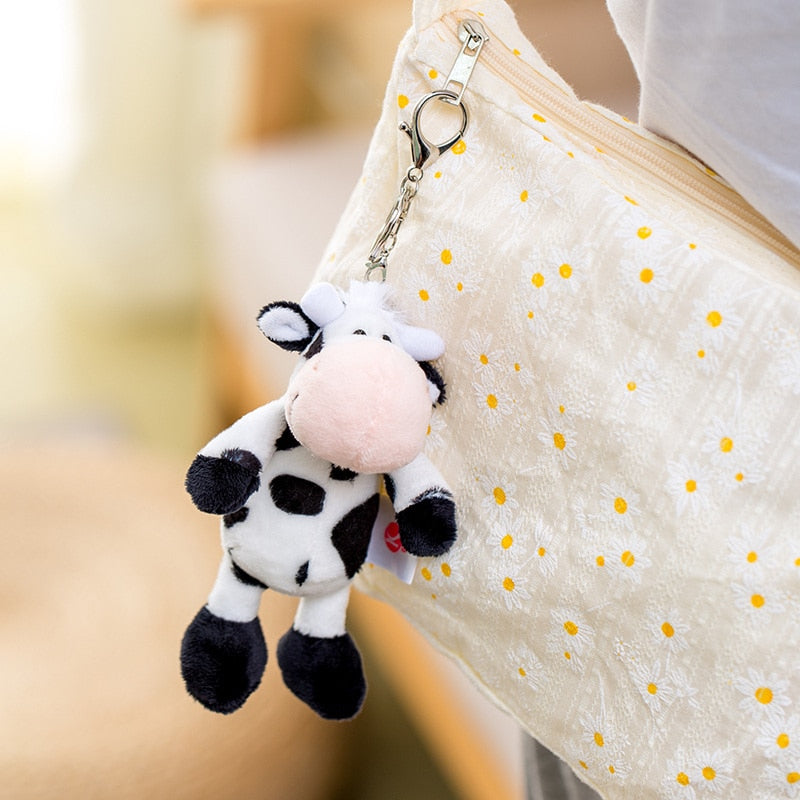 Cute Little Stuffed Cow Keychain Plush Toy Stuffed Animals Plushie Depot