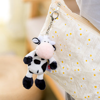 Cute Little Stuffed Cow Keychain Plush Toy Plushie Depot