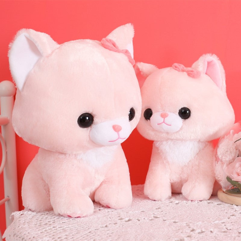 Cute Bowtie Kitty Cat Plushies Stuffed Animals Plushie Depot
