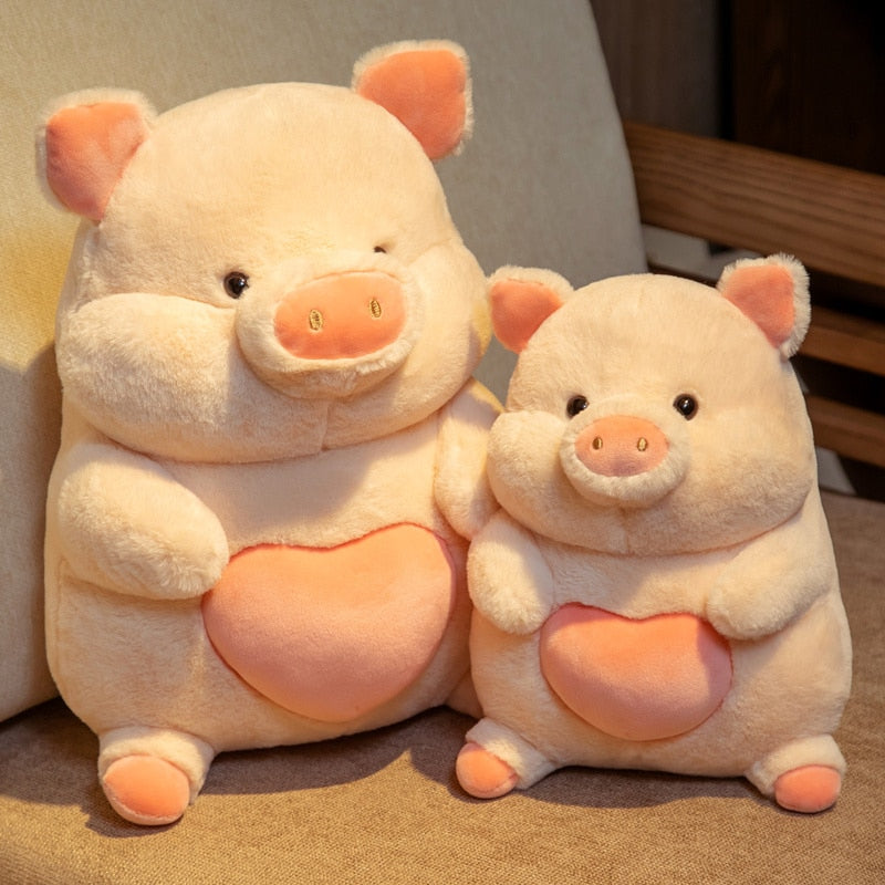 Squishy Love Heart Piggy Plushies Stuffed Animals - Plushie Depot