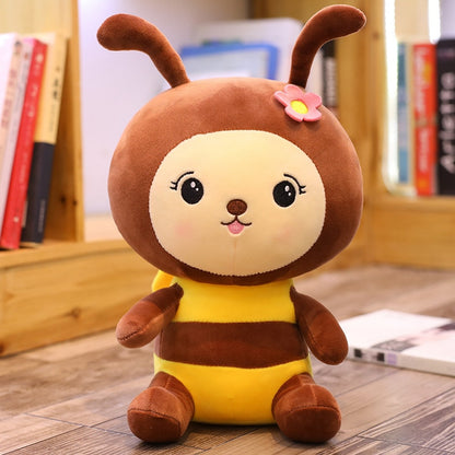 Super Kawaii Honeybee and Ladybug Plushies Stuffed Animals Plushie Depot