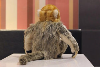 Realistic Sitting Golden Monkey Stuffed Animal Stuffed Animals - Plushie Depot