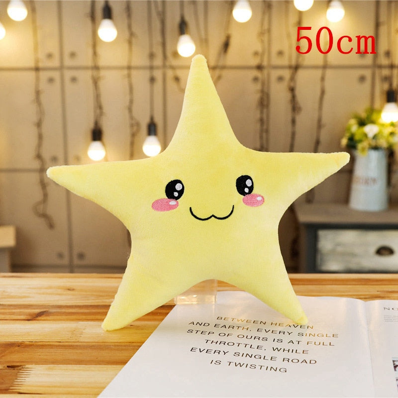 Super Kawaii Lucky Star Plushies Smiling 19" Stuffed Toys - Plushie Depot