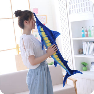 Giant Blue Marlin Plush Toy - Plushie Depot