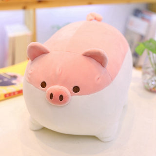 Super Cute Chubby Piggy Plushies Pink Stuffed Animals - Plushie Depot