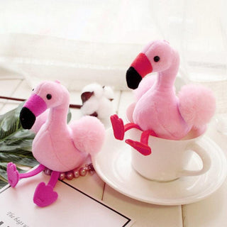 Cute Flamingo Plush Toy Keychain Keychains - Plushie Depot