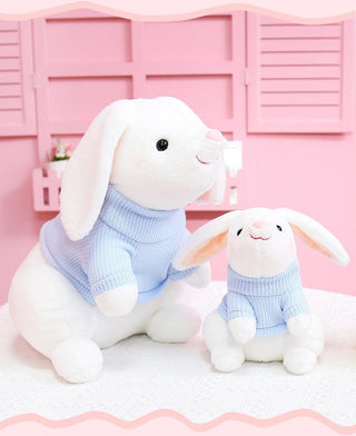 Kawaii Bunny Rabbit With a Sweater Plush Toys Plushie Depot