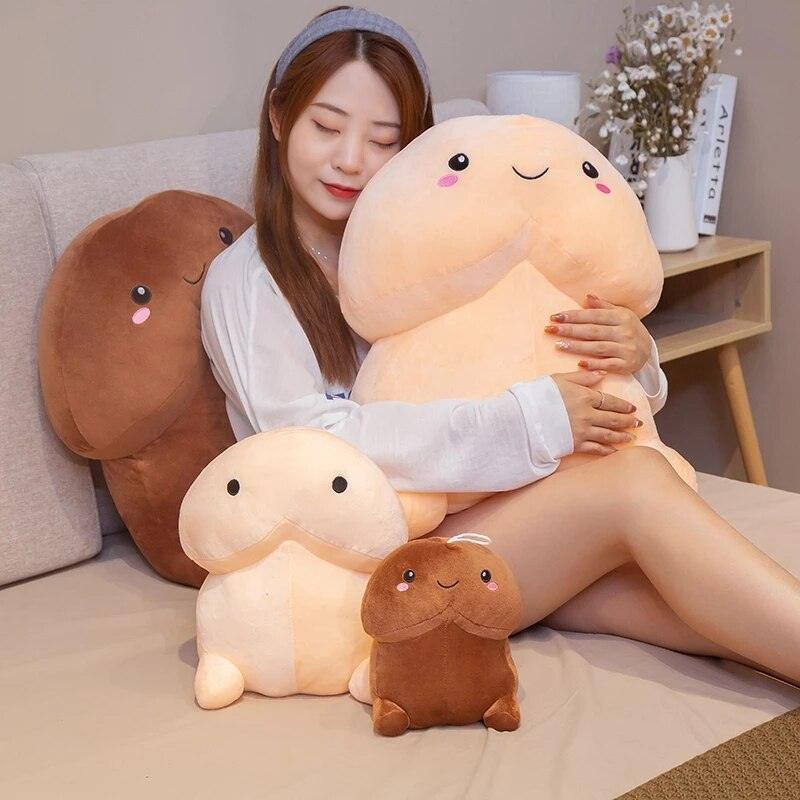 Funny and Adorable Penis Plush Toys, Great for Gag Gifts Stuffed Toys Plushie Depot