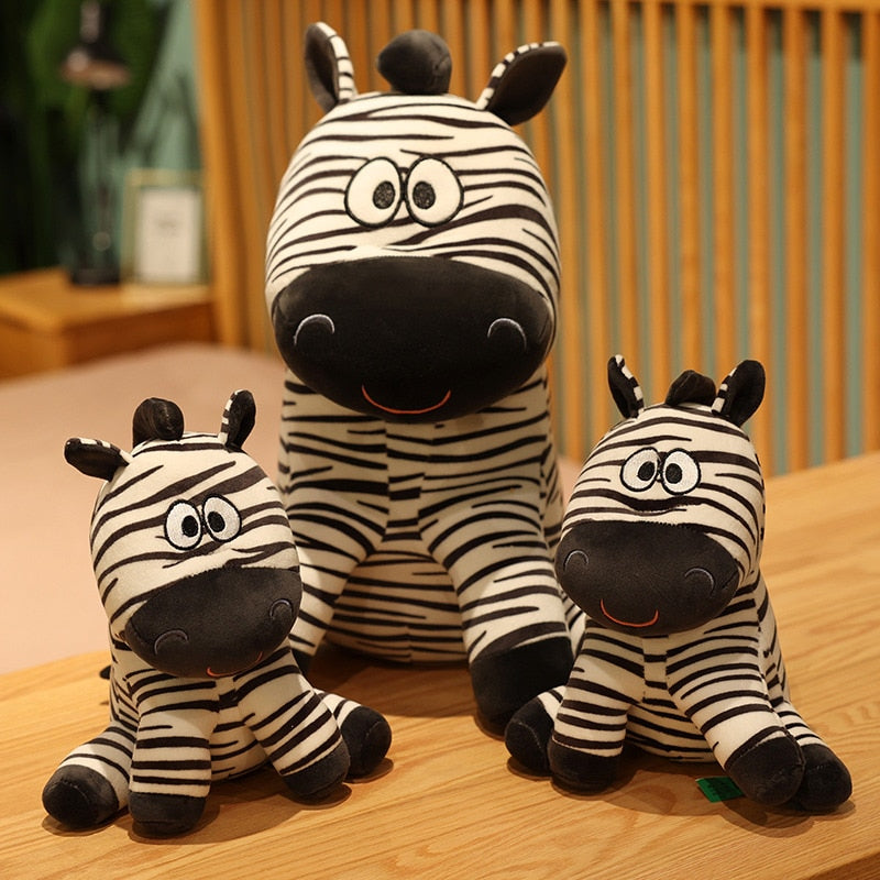 Silly Zebra Plushies Stuffed Animals Plushie Depot