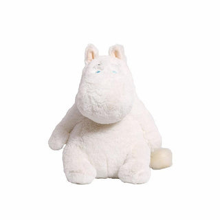 Cute White Sitting Hippo Plushie Plushie Depot