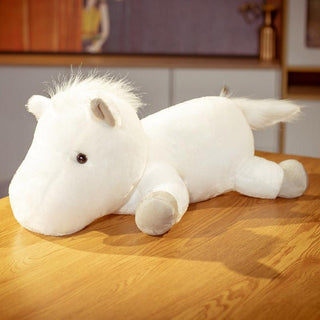 Super Cute Lying Horse Plushies white Plushie Depot