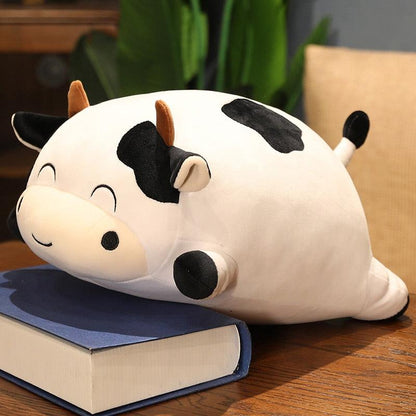 Kawaii Chunky Cow Plushie Stuffed Animals Plushie Depot