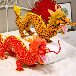 Ferocious Chinese Dragon Plush Toys Plushie Depot