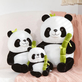 Kawaii Bamboo Panda Bear Plushie Stuffed Animals - Plushie Depot