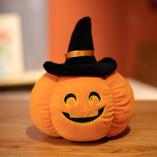 Halloween Black Hat Pumpkin Plushies black hat smile Plushie Depot