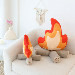 Funny Bonfire Flame Pillow Plushie Plushie Depot
