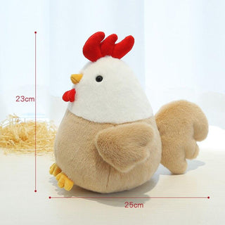 Super Cute and Soft Rooster Chicken Plush Toy Stuffed Animals - Plushie Depot