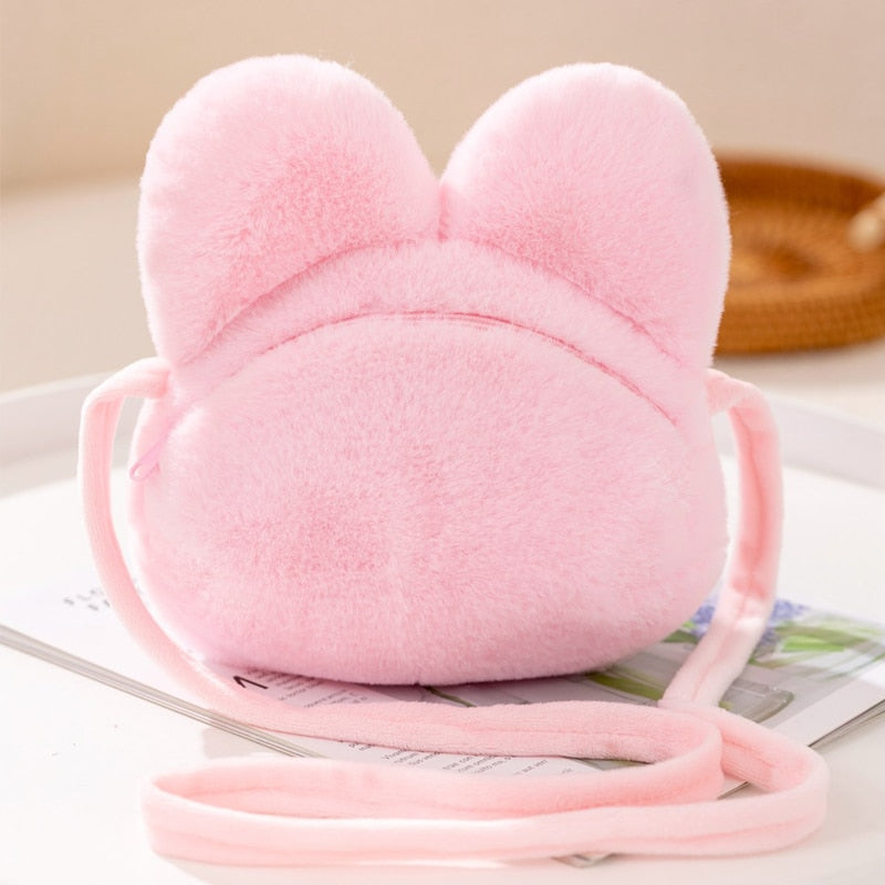 Kawaii Pink Rabbit Plush Bag Bags Plushie Depot