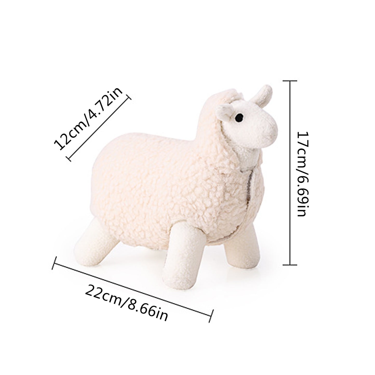 Plush Sheep Squeaky Dog Toy Pet Toys Plushie Depot