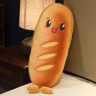 Kawaii Emotional Bread and Toast Plush Pillows 1 Plushie Depot
