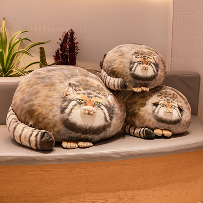 Fat Cat Printed Pillow Pillows - Plushie Depot