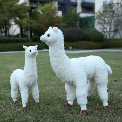 Giant Lifelike Alpaca Plush Toys Stuffed Animals Plushie Depot
