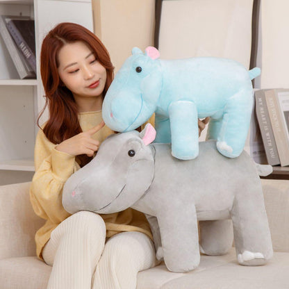 Adorable Sitting Hippo Plushies Stuffed Animals Plushie Depot