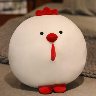 Giant Fluffy Chicken Plush Toys White Plushie Depot