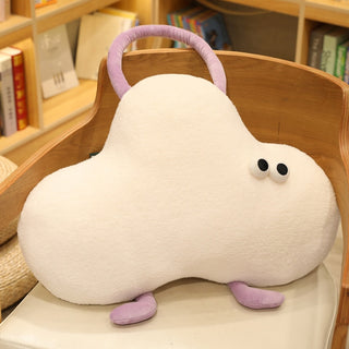 Kawaii Cloud Monster Plush Pillows White Plushie Depot