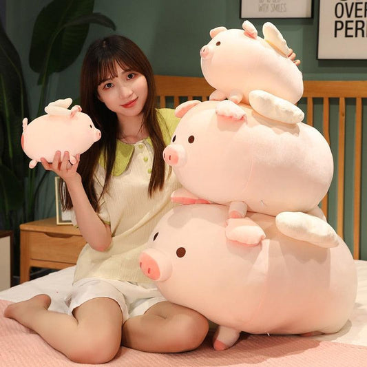 big plush pig