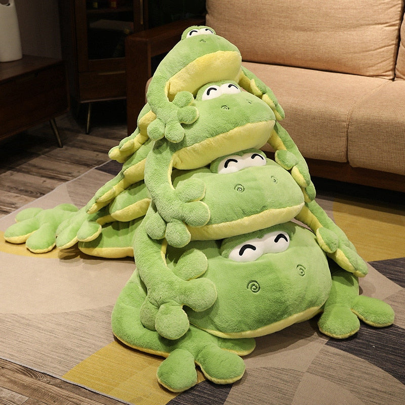 Hello Mr. Giant Frog Plush Toy Stuffed Animals - Plushie Depot