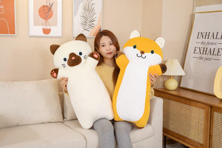 Adorable Stuffed Fox and Siam Cat Plush Toys Plushie Depot