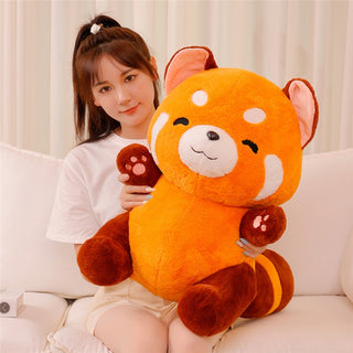 Happy The Red Panda Plushie Stuffed Animals - Plushie Depot