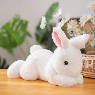 Realistic Furry Bunny Rabbit Plush Toy 1 Plushie Depot