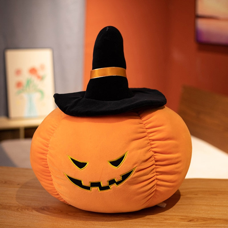 Halloween Black Hat Pumpkin Plushies black hat ziya Stuffed Toys Plushie Depot