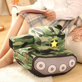 Funny Army Tank Plush Toy Plushie Depot
