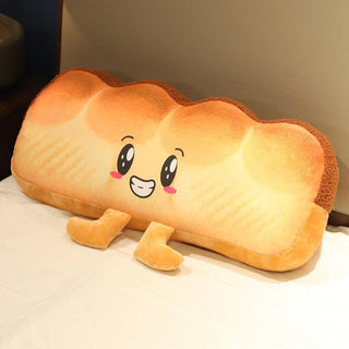 Kawaii Emotional Bread and Toast Plush Pillows 5 Stuffed Toys - Plushie Depot