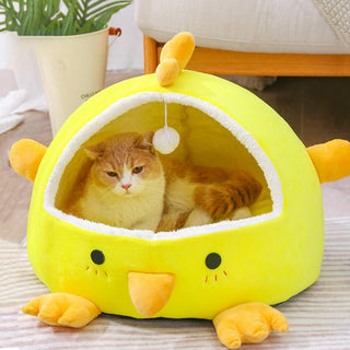 Cluck Nest Cat Bed Pet beds - Plushie Depot