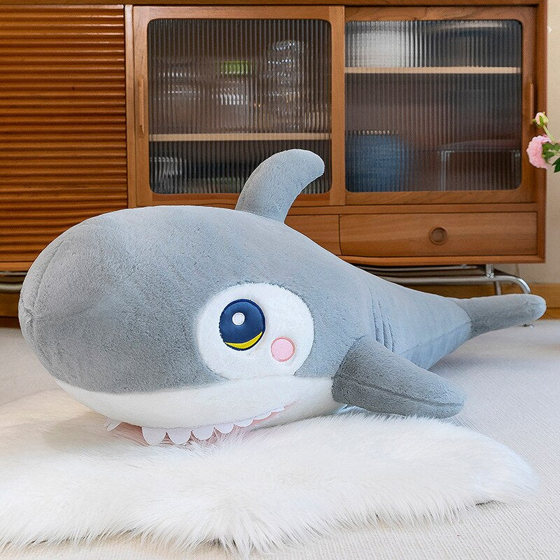 Shark Snuggle Buddies Gray Stuffed Animals - Plushie Depot