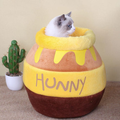 Honey Pot Cat Bed Pet beds Plushie Depot