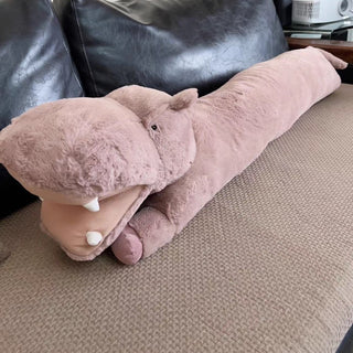 Super Long Hippo Plushie Stuffed Animals - Plushie Depot