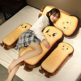 Kawaii Emotional Bread and Toast Plush Pillows Plushie Depot